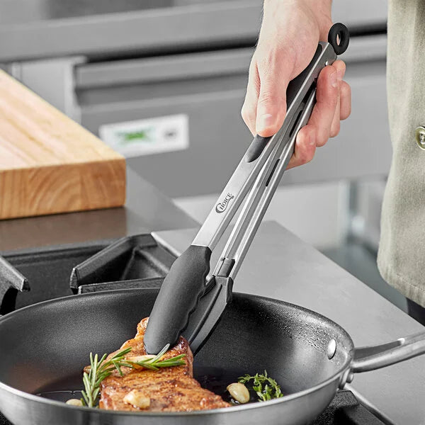 Stainless Steel Kitchen Tongs with Silicone Handle