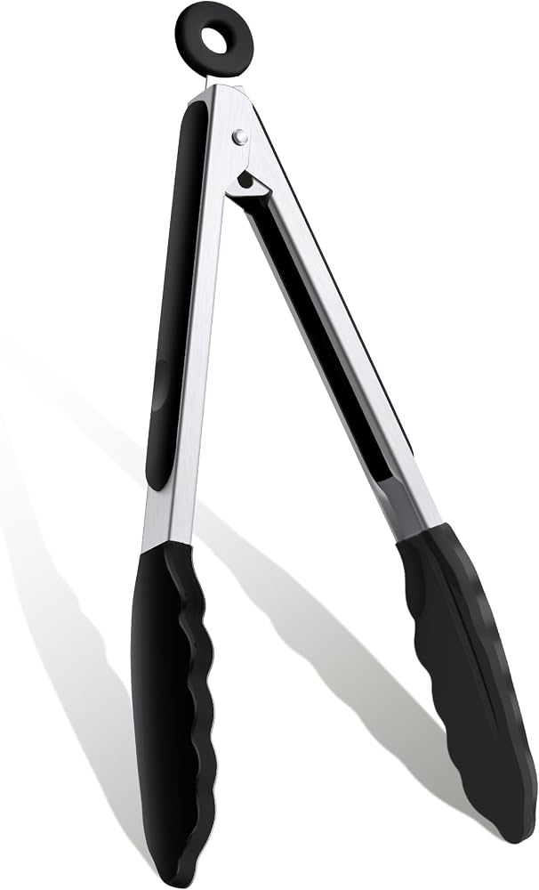 Stainless Steel Kitchen Tongs with Silicone Handle